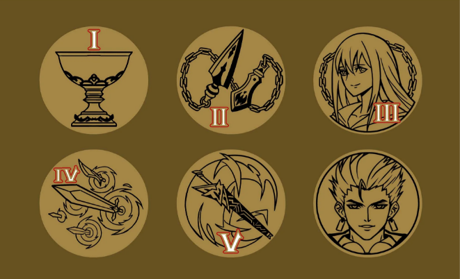 Mana Moon - Kings of Providence Metal Plated Dice: GOLD
