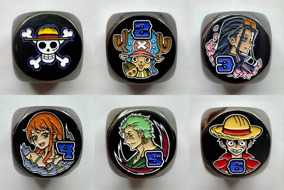 Mana Moon - Straw Hat Pirates Metal Plated Dice (Single Die)