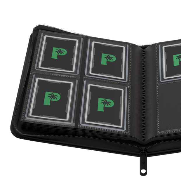 Collector's Series Top Loader Zip Binder - 4 Pocket - Black