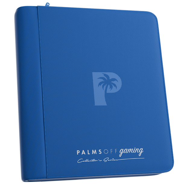 Collector's Series Top Loader Zip Binder - 4 Pocket - Blue