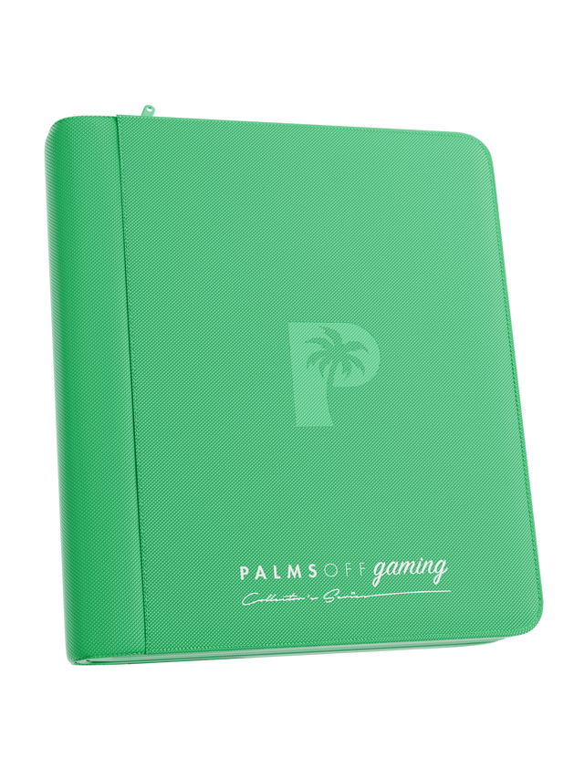 Collector's Series Top Loader Zip Binder - 4 Pocket - Green