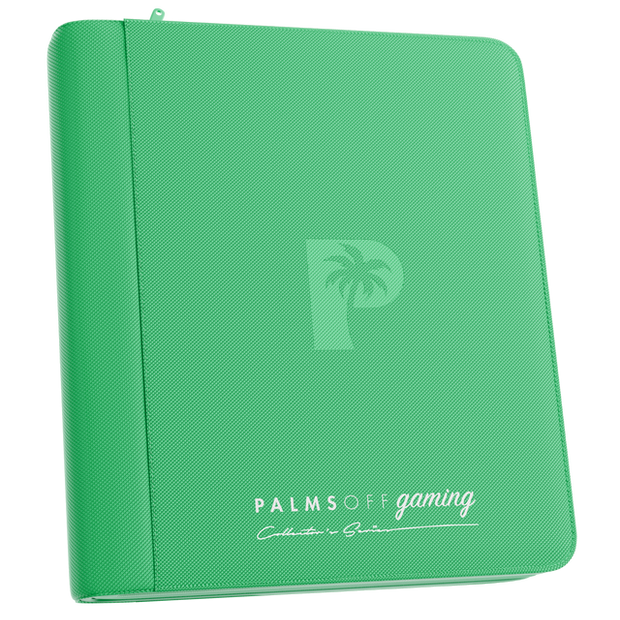 Collector's Series Top Loader Zip Binder - 4 Pocket - Green