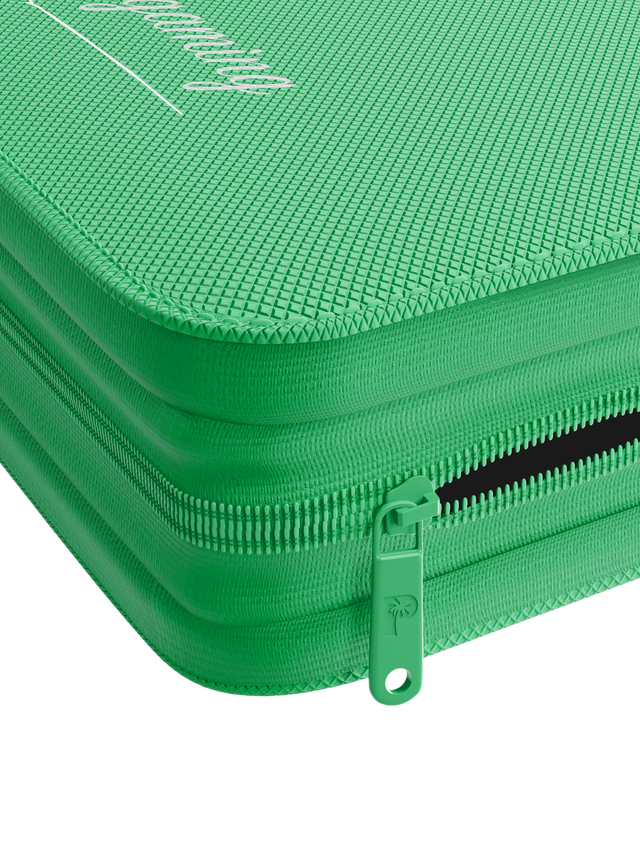 Collector's Series Top Loader Zip Binder - 4 Pocket - Green