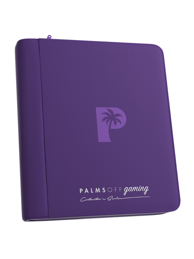 Collector's Series Top Loader Zip Binder - 4 Pocket - Purple