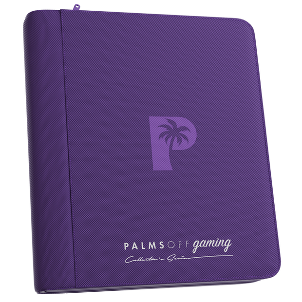 Collector's Series Top Loader Zip Binder - 4 Pocket - Purple