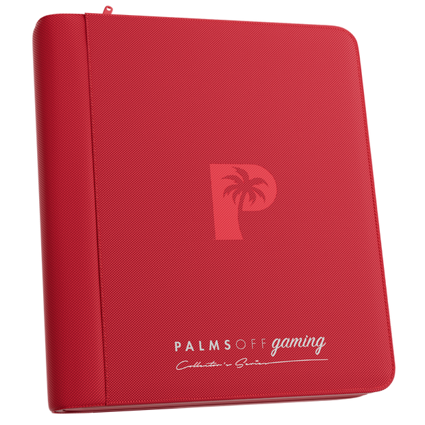 Collector's Series Top Loader Zip Binder - 4 Pocket - Red