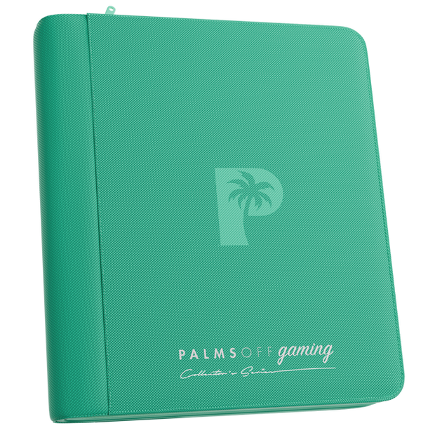Collector's Series Top Loader Zip Binder - 4 Pocket - Turquoise