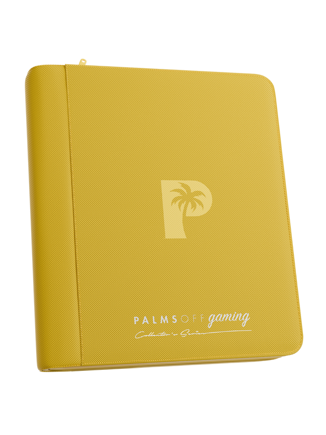Collector's Series Top Loader Zip Binder - 4 Pocket - Yellow