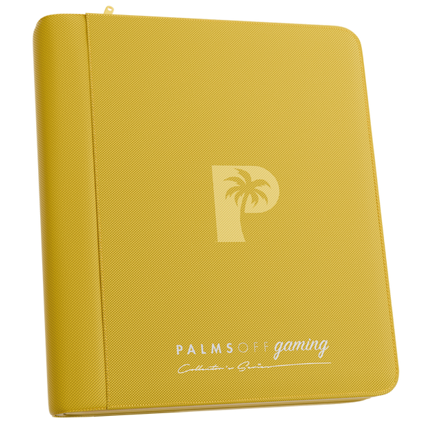 Collector's Series Top Loader Zip Binder - 4 Pocket - Yellow