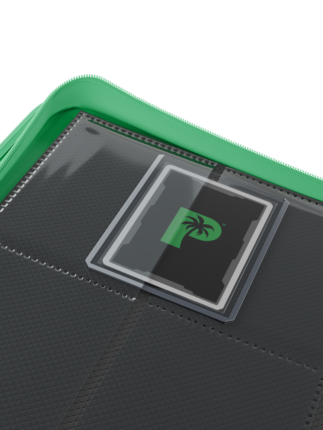Collector's Series Top Loader Zip Binder - 9 Pocket - Green