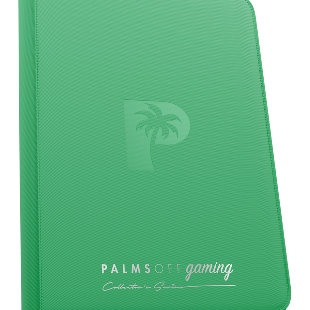 Collector's Series Top Loader Zip Binder - 9 Pocket - Green