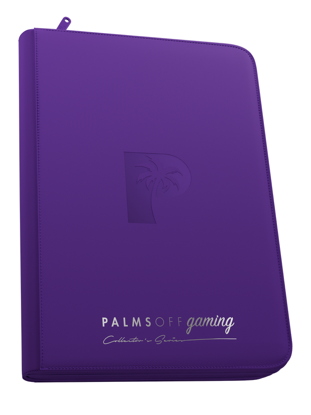 Collector's Series Top Loader Zip Binder - 9 Pocket - Purple