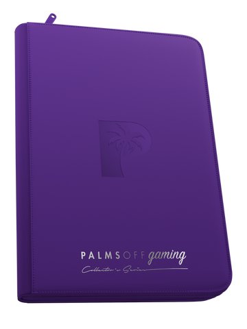 Collector's Series Top Loader Zip Binder - 9 Pocket - Purple