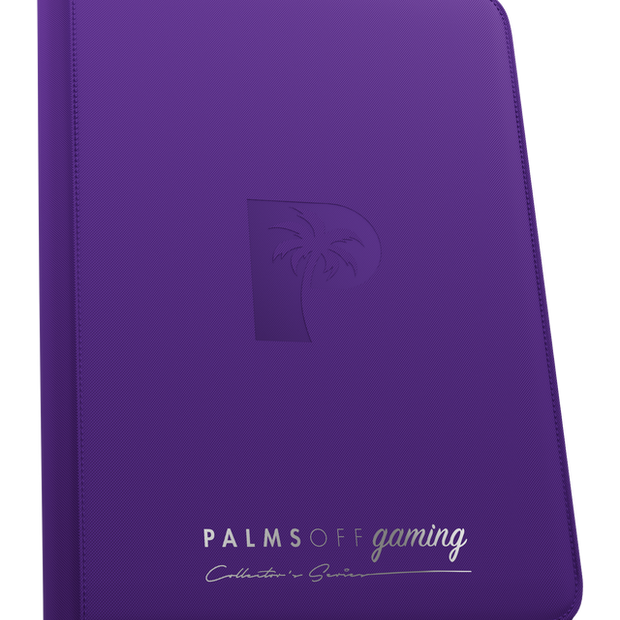 Collector's Series Top Loader Zip Binder - 9 Pocket - Purple