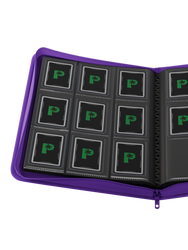 Collector's Series Top Loader Zip Binder - 9 Pocket - Purple