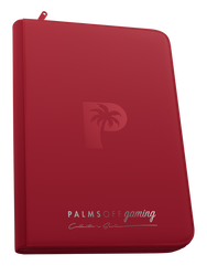 Collector's Series Top Loader Zip Binder - 9 Pocket - Red