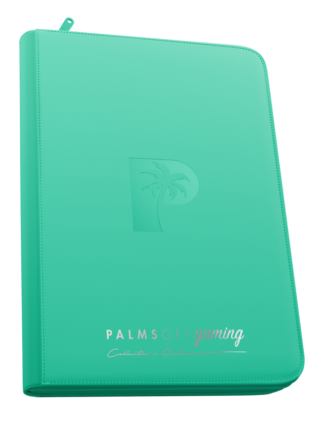 Collector's Series Top Loader Zip Binder - 9 Pocket - Turquoise