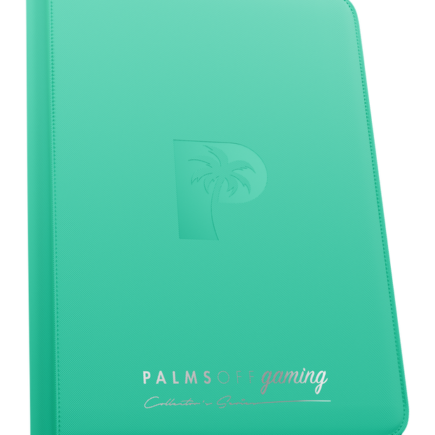 Collector's Series Top Loader Zip Binder - 9 Pocket - Turquoise