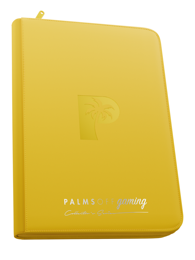Collector's Series Top Loader Zip Binder - 9 Pocket - Yellow