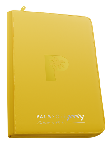 Collector's Series Top Loader Zip Binder - 9 Pocket - Yellow