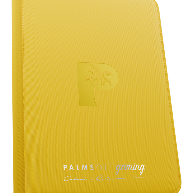 Collector's Series Top Loader Zip Binder - 9 Pocket - Yellow