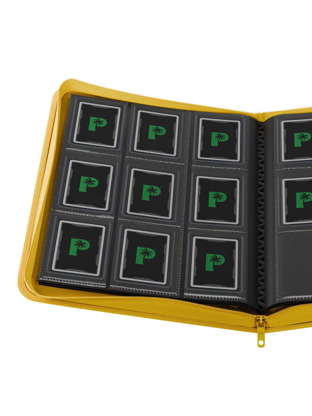 Collector's Series Top Loader Zip Binder - 9 Pocket - Yellow