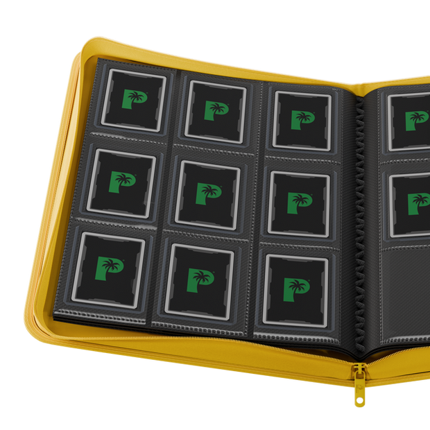 Collector's Series Top Loader Zip Binder - 9 Pocket - Yellow