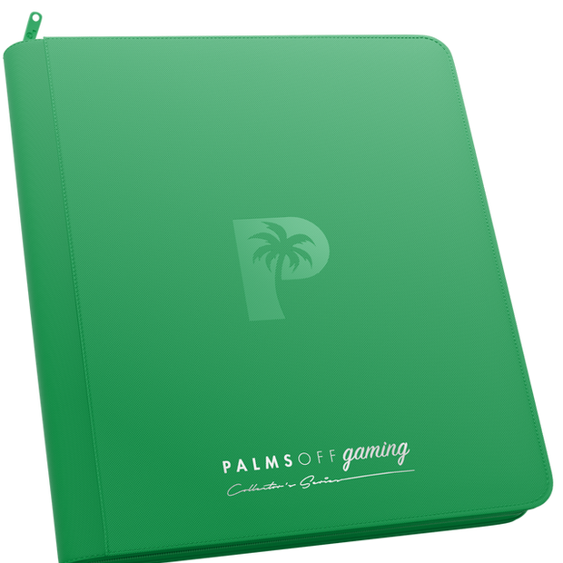 Collector's Series 12 Pocket Zip Binder - Green