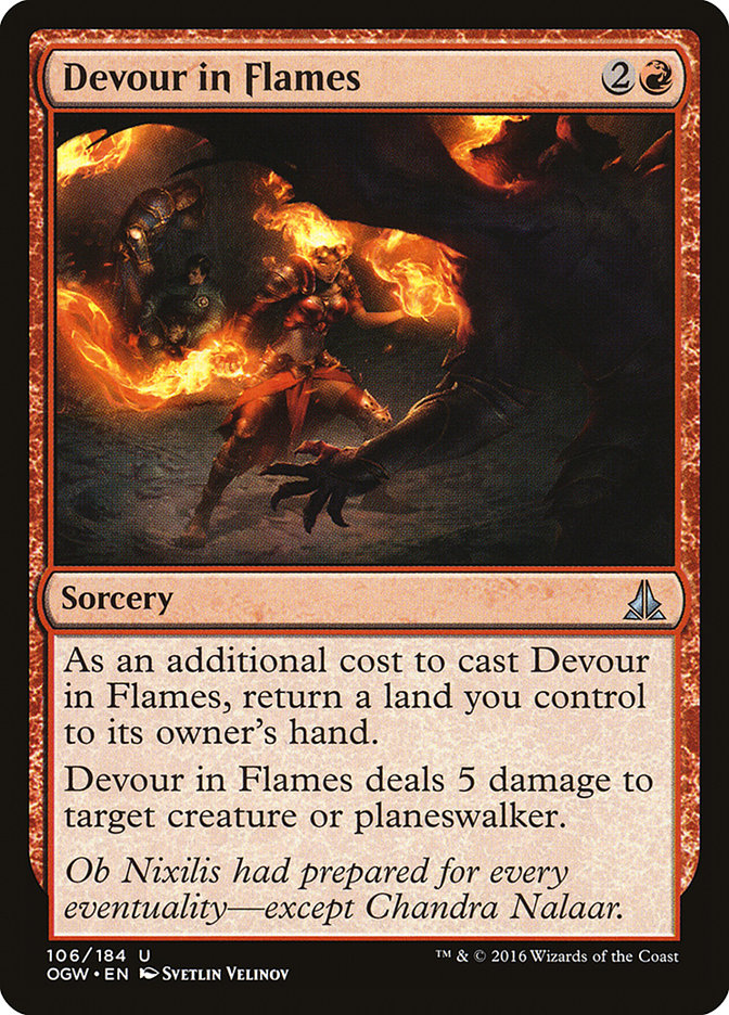 Devour in Flames 106/184 (Oath of the Gatewatch) 