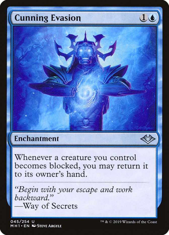 Cunning Evasion 45/254 (Modern Horizons) 
