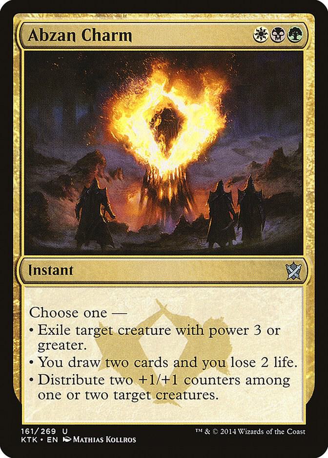 Abzan Charm 161/269 (Khans of Tarkir)  - Foil