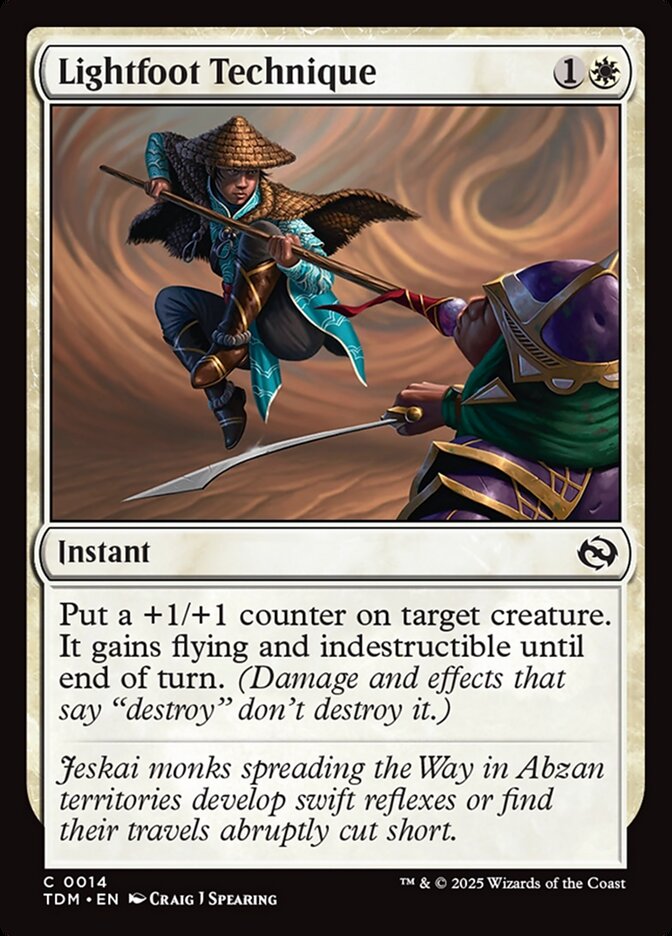 Lightfoot Technique 14/291 (Tarkir: Dragonstorm) 