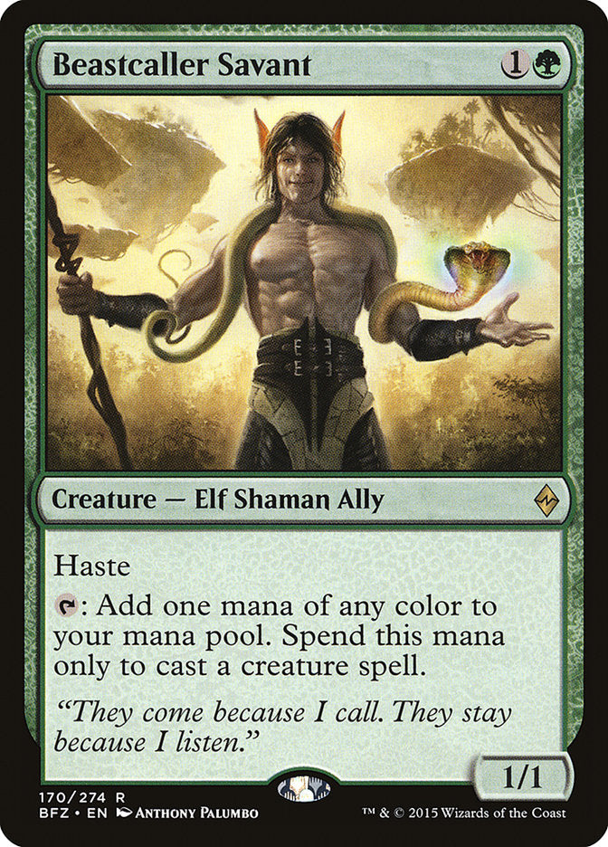 Beastcaller Savant 170/274 (Battle for Zendikar) 