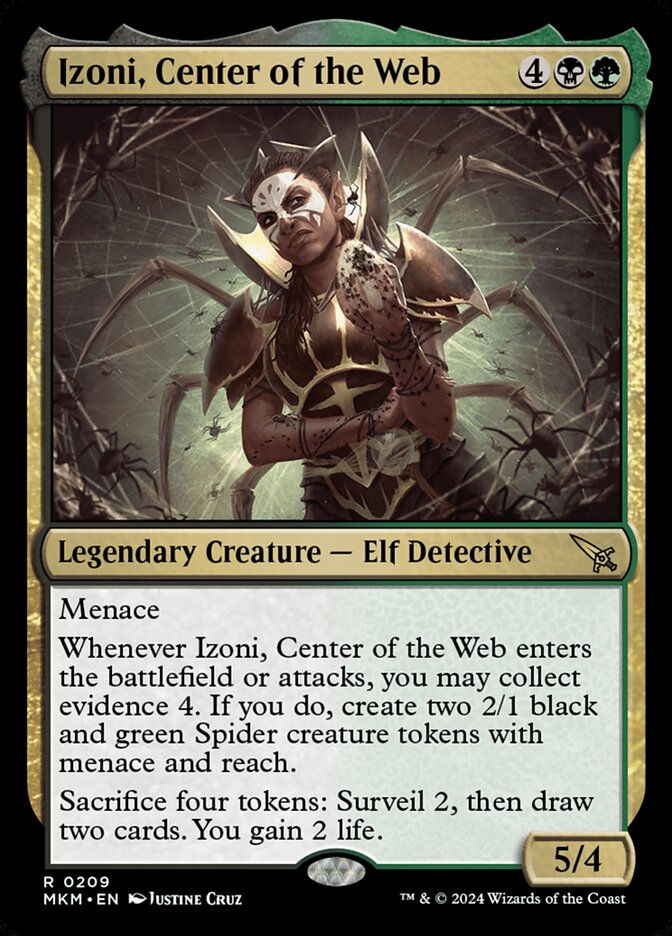 Izoni, Center of the Web 209 (Murders at Karlov Manor)  - Foil