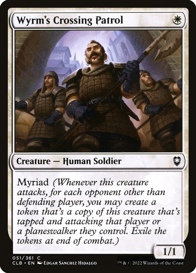 Wyrm's Crossing Patrol 51 (Commander Legends: Battle for Baldur's Gate) 