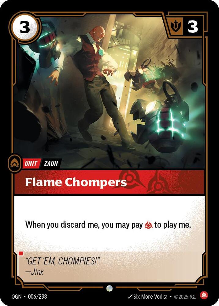 Flame Chompers 006/298 (Origins)  - Foil