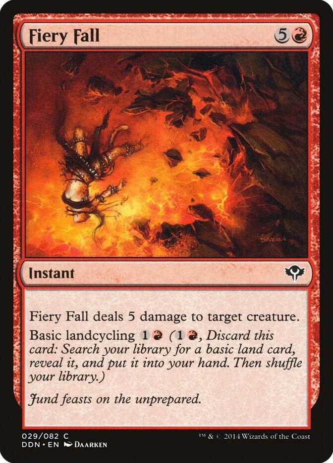 Fiery Fall 29/82 (Duel Decks: Speed vs. Cunning) 