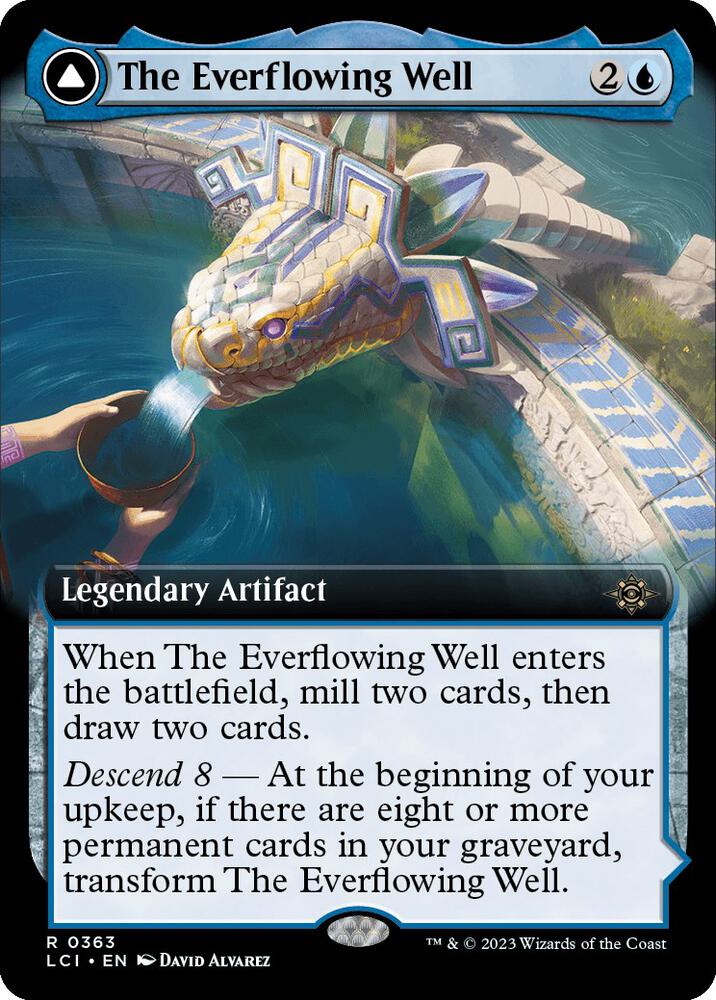 The Everflowing Well // The Myriad Pools 363/291 (The Lost Caverns of Ixalan)  - Extended Art Foil