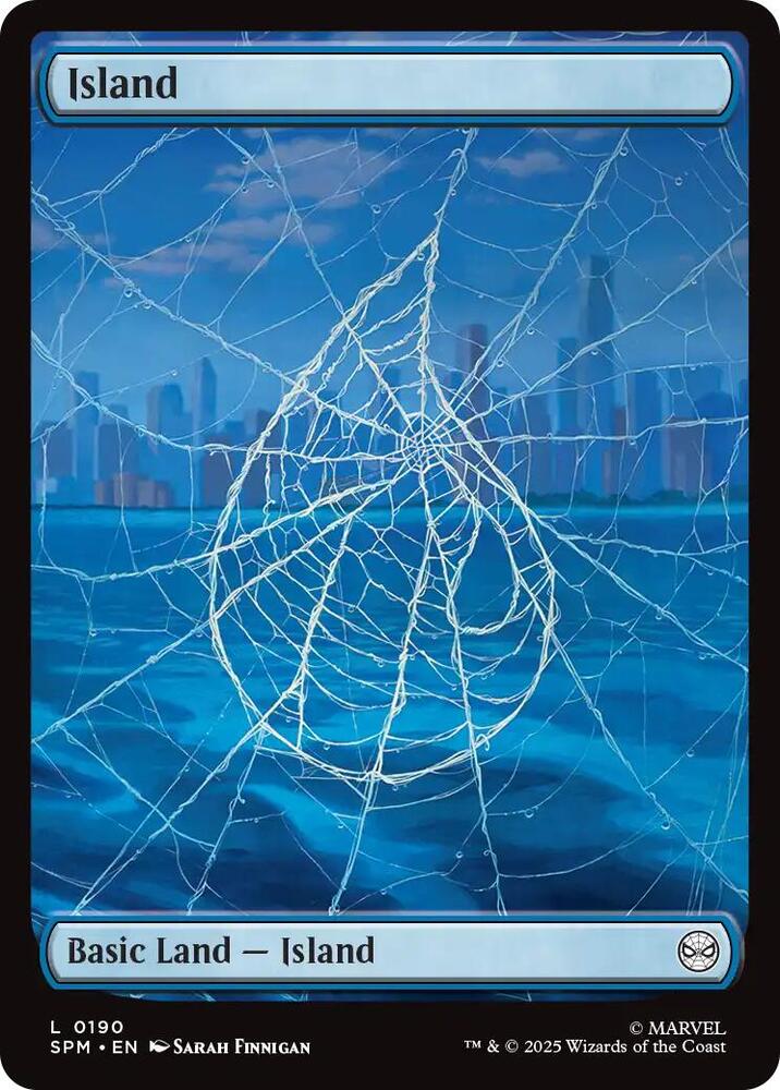 Island  190 (Marvel's Spider-Man)  - Full Art Foil
