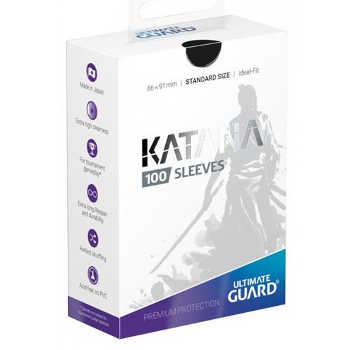 Ultimate Guard Katana Standard Size Sleeves Black