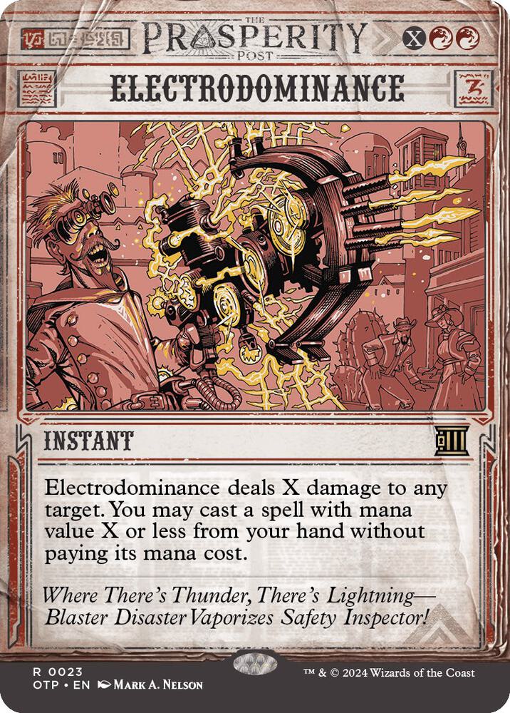 Electrodominance 23 (Outlaws of Thunder Junction: Breaking News)  - Showcase