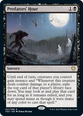 Predators Hour 21 (Commander: Innistrad: Crimson Vow) 