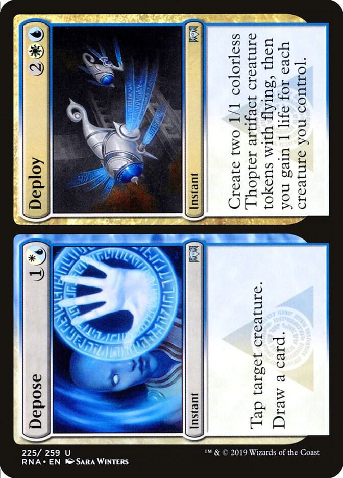 Depose // Deploy 225/259 (Ravnica Allegiance)  - Foil