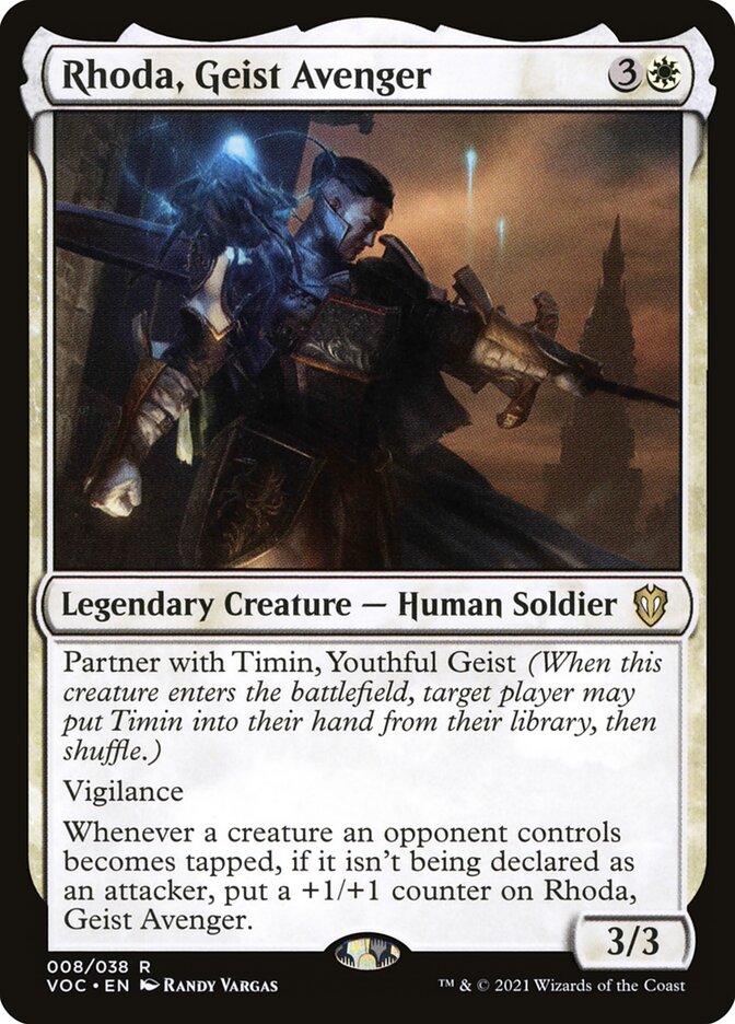Rhoda, Geist Avenger 8/38 (Commander: Innistrad: Crimson Vow) 