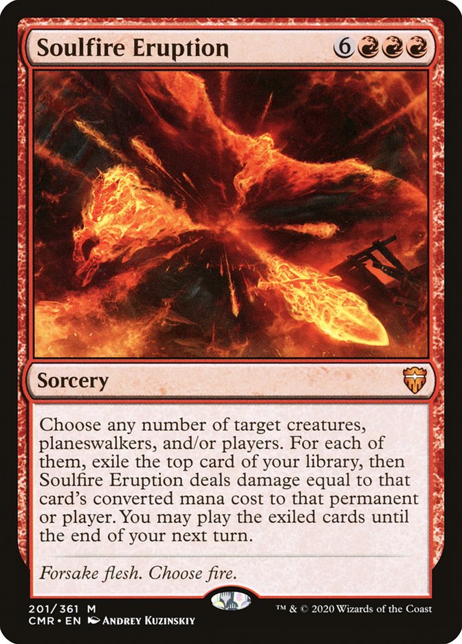 Soulfire Eruption 201 (Commander Legends)  - Foil