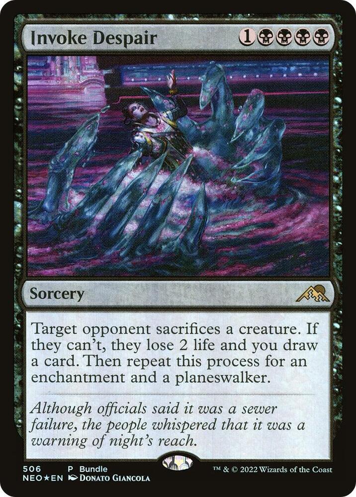 Invoke Despair NEO Bundle 506 (Unique and Miscellaneous Promos)  - Foil