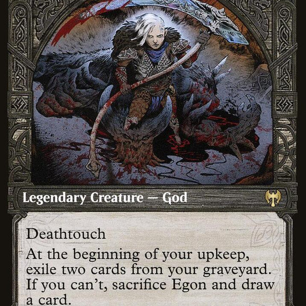 Egon, God of Death // Throne of Death 306/285 (Kaldheim)  - Showcase