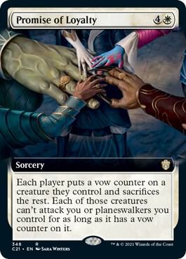 Promise of Loyalty Extended Art 348 (Commander 2021) 