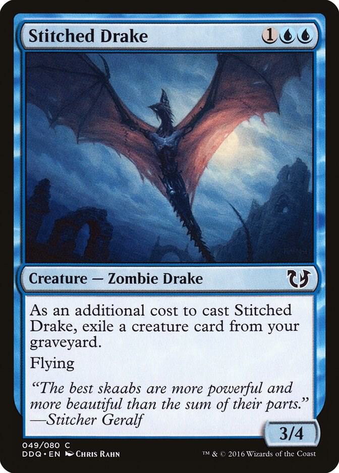 Stitched Drake 49/80 (Duel Decks: Blessed vs. Cursed) 