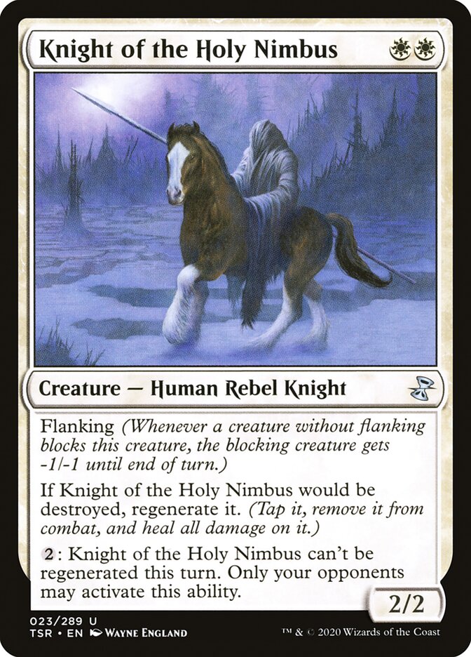 Knight of the Holy Nimbus 23/289 (Time Spiral: Remastered) 
